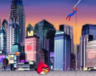 Spiderman save angry birds Angry Birds jtk mobiltelefon
